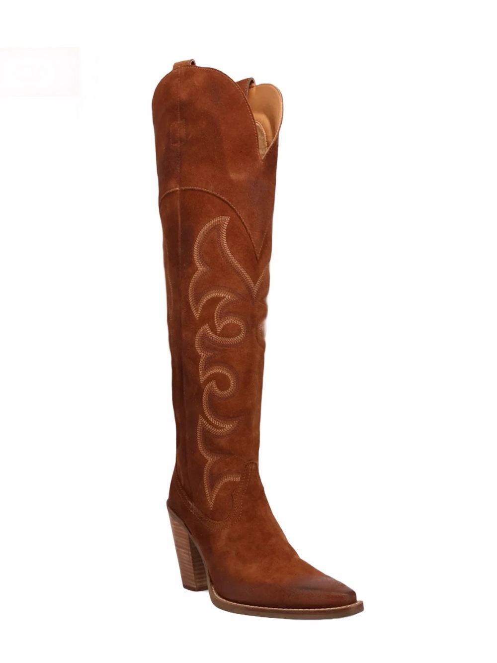Dingo Ladies Primadonna Suede  Tall Western Boots 7.5
